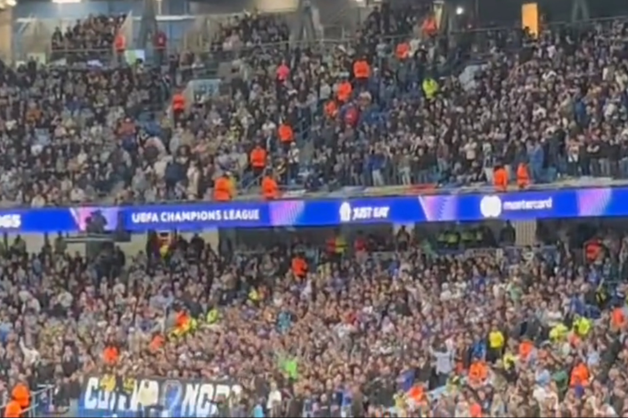 VIDEO – Inter’s cheering lesson: only they can be heard at the Etihad!
