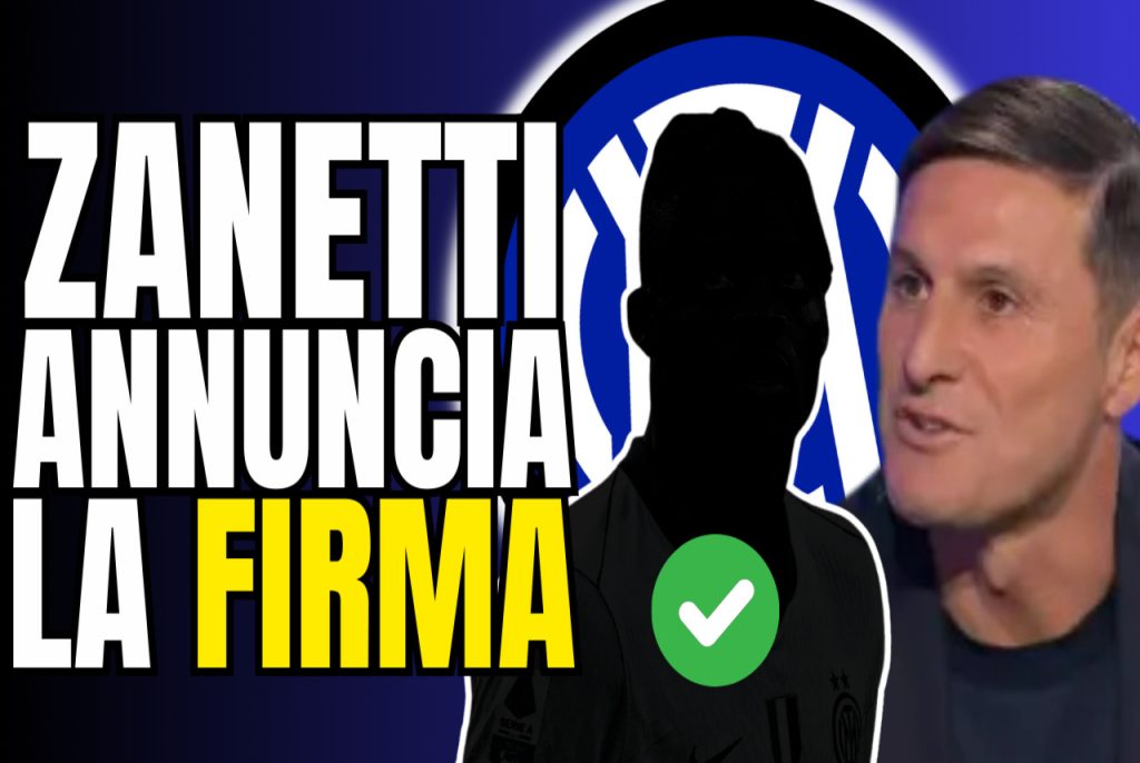 VIDEO – Blitz in MILAN and announcement by Zanetti: the SIGNATURE with Inter arrives
