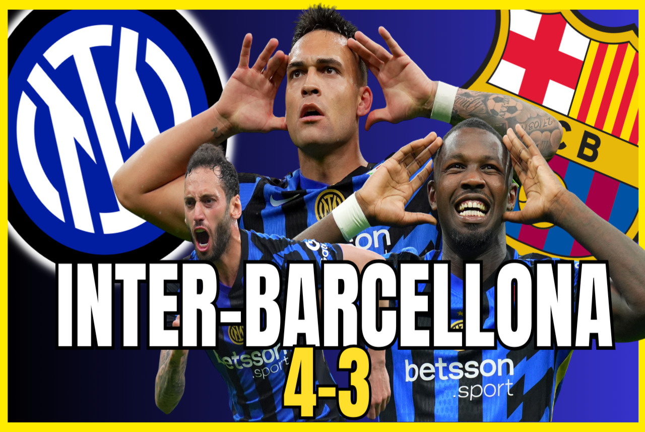 VIDEO – INTER BARCELONA 4-3: EMOTION LIVE! FINALEEEEEEEEEEEEEEE
