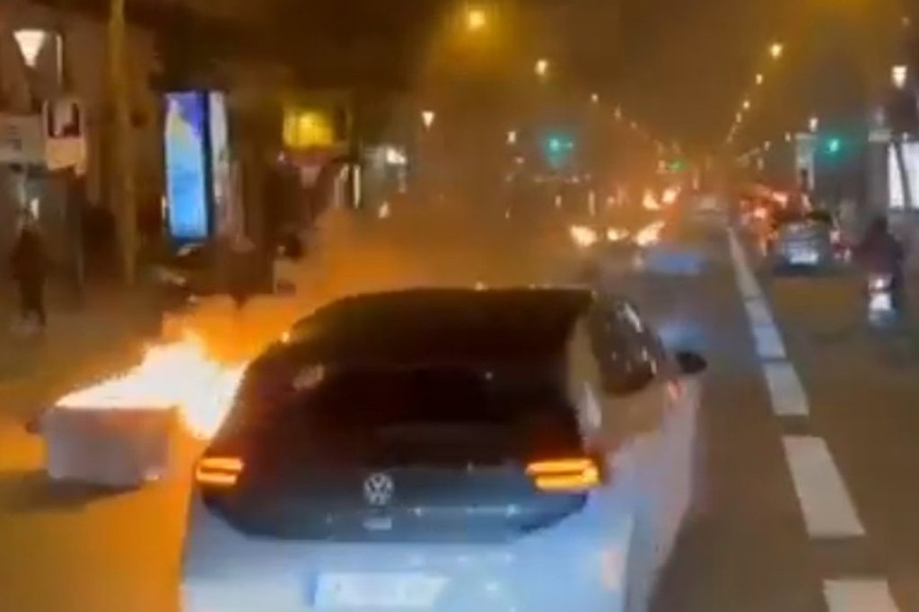 VIDEO – Paris in CHAOS amid flames and hundreds of arrests