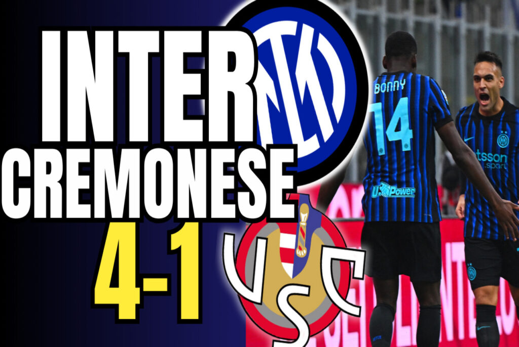 VIDEO – INTER CREMONESE 4-1: 794265 GOOD NEWS! || Highlights and analysis
