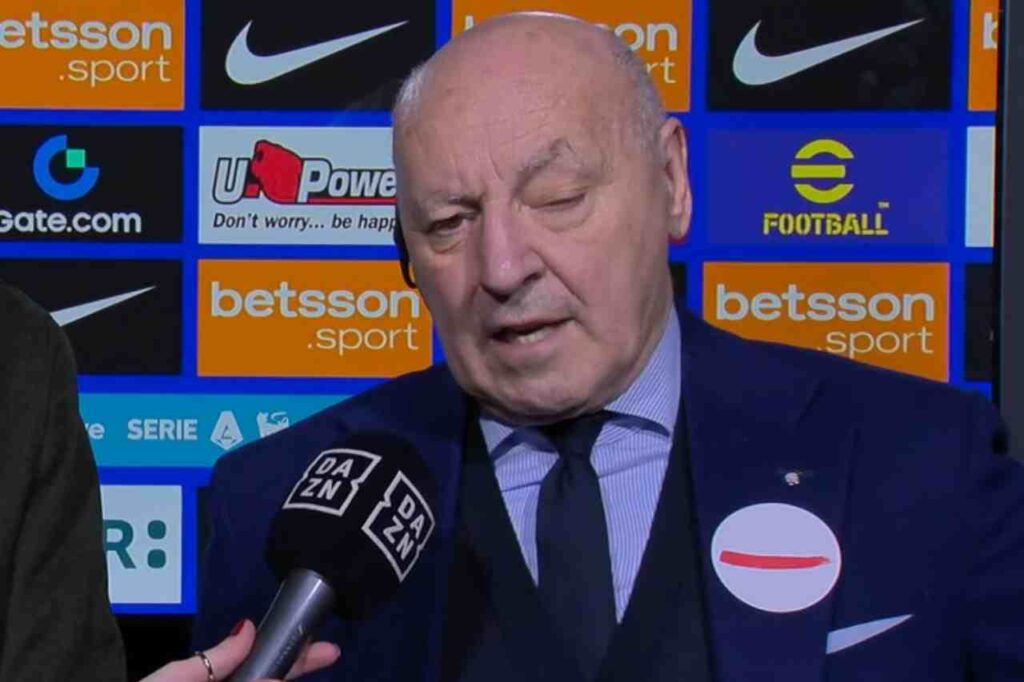 Marotta: “Scudetto Derby? One thing is fundamental”