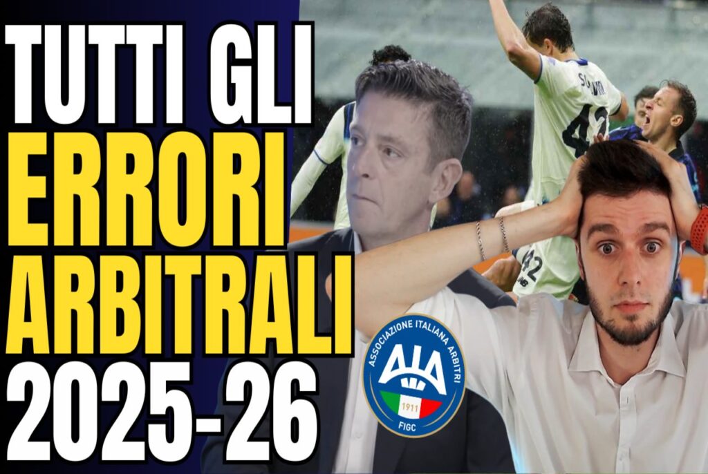 VIDEO – ALL 34 incredible REFEREEING ERRORS of Serie A 2025/26!