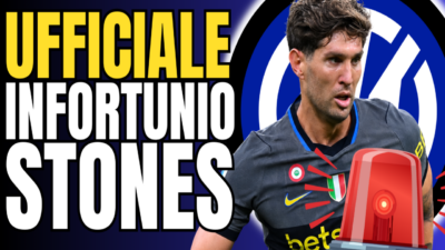VIDEO – THE LATEST on STONES’ injury that alarms Inter fans